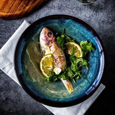 Japanese noodle bowl kiln household ramen bowl underglaze