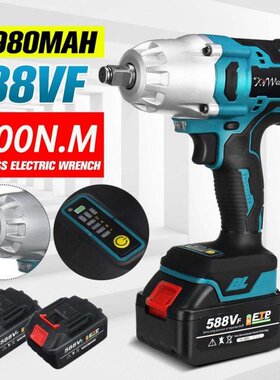 588vf 2000N.M Brushless Cordless Electric Impact Wrench 1/2