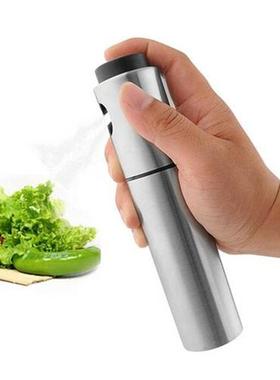 1PC Stainless Steel Spray Oil Bottle Barbecue Stir Fry Oil V