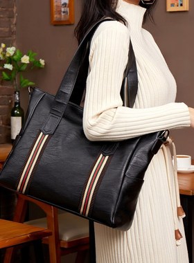Soft leather high capacity lady's bag 2020 new autumn/wi