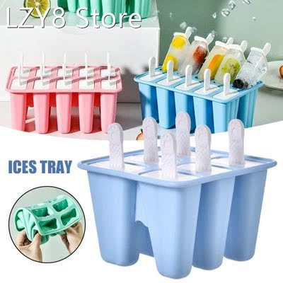 Popsicle Mold Silicone Ice Tray Ice Maker Reusable Popsicle