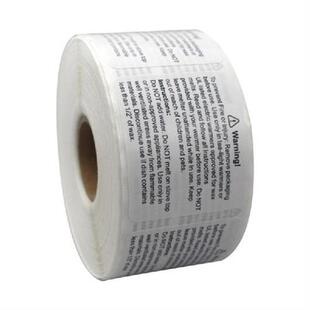 600PCS/Roll Wax Melt Candle Sticker Labels Safety Warning