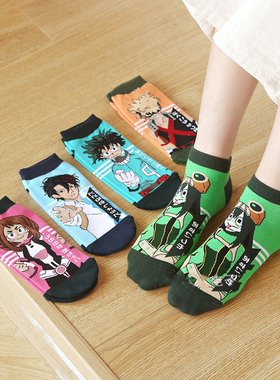 Cotton Socks Men My Hero Academia Winter funny Women Persona
