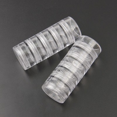 1 Set 30*77mm Transparent Empty Plastic Storage Boxes Nail A