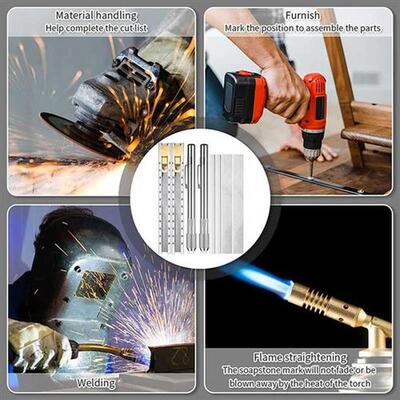 Soapstone Holder Soapstone Pencil Round Flat Aluminum Weldin