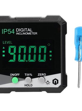 IP54 4*90° Digital Protractor Digital Inclinometer LCD B