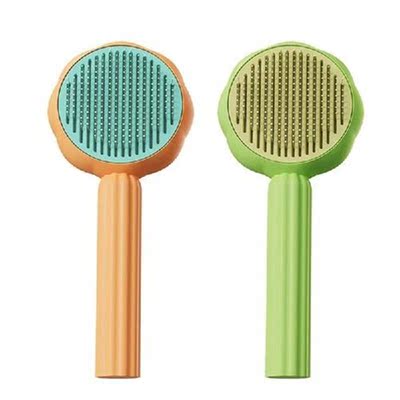 Grooming Brush Self Cleaning Slicker Comb for Shedding