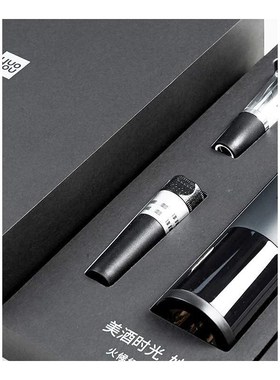 Huohou Automatic Wine Bottle Opener Kit Electric Corkscrew W