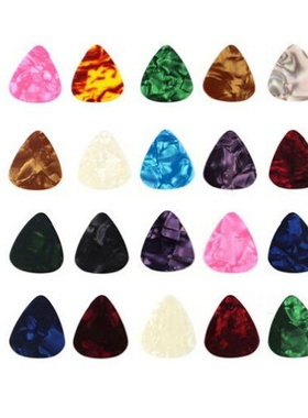 100Pcs New Acoustic Picks Plectrum Celluloid Electric