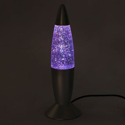 New Brand 1pc 3D Rocket Multi Color Changing Lava Lamp RGB L