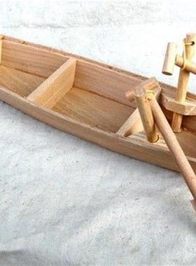1PC 30cm Wooden Rowing Boat Building Kits Ship Model Wood