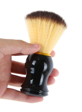 Men Shaving Beard Brush Badger Hair Shave Black Handle