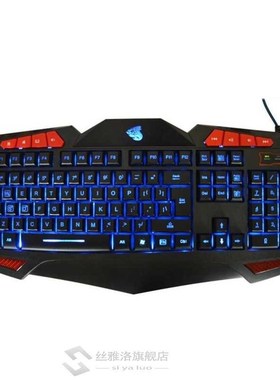 New Arrival USB Wired 19 Key LED USB Gaming Keyboard with 7