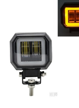 2PCS/1PC 12V-80V Waterproof Round  Angel Eyes LED light Port