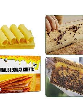 10Pcs Beeswax Sheets Candle Making Craft DIY Kit Candle