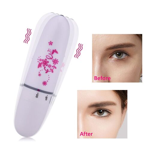 Electric Thermal Eye Massager Roller Ionic Vibration Face Ma