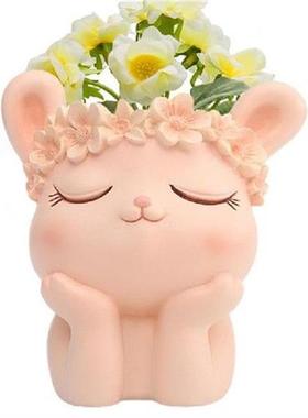 Flower Pots Unique Animal Flower Pot For Indoor Cute Rabbit
