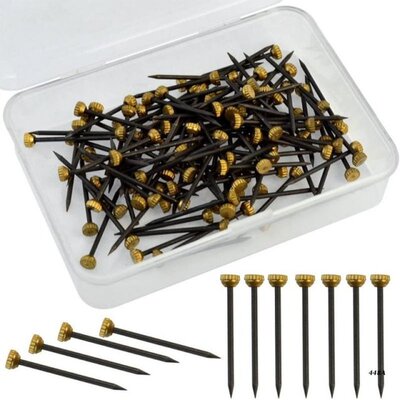 Plaster Picture Frame Hangers Brass Head Hanging Pins Frame