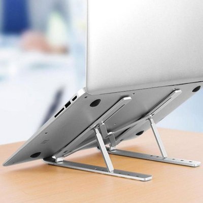 Aluminum Alloy Laptop Holder Stand Adjustable Folding Portab