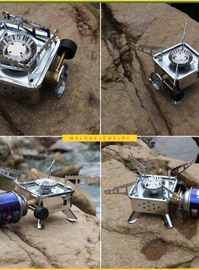 Outdoor Cooking ea Stove Foldable Mini-tridge Gas Stove Outd