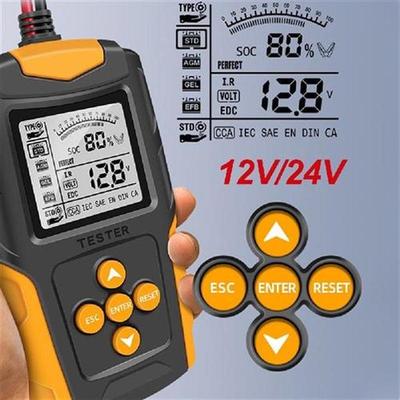 12V/24V Battery Capacity Tester Universal Battery Voltage