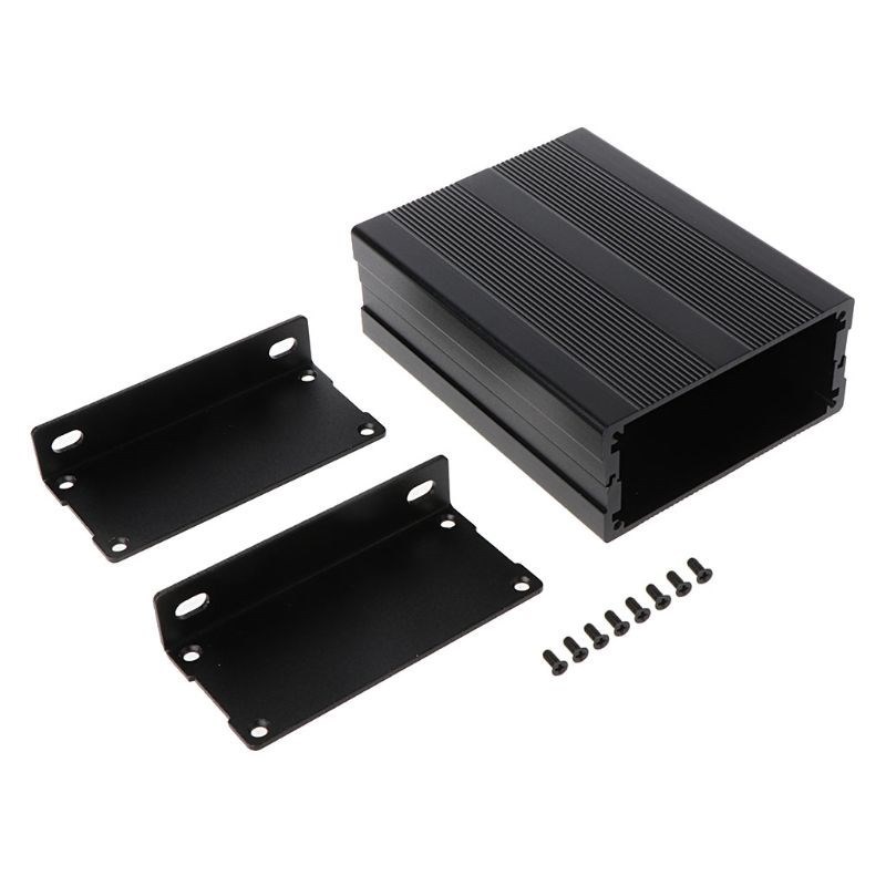 1PC Black Corrosion Resistant Split Body Aluminum Box Enclos
