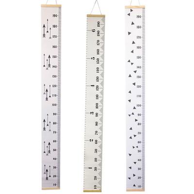 Nordic Children Height Ruler Canvas Hanging Growth Chart