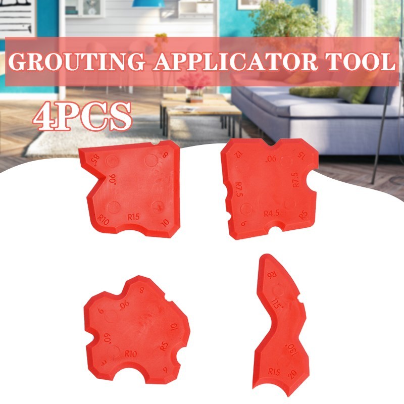 4pcs Grouting Sealant Silicone Profiling Applicator Caulk To