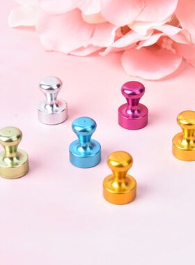 6pcs/Set Transparent Noticeboard Skittle Pin Magnets Strong