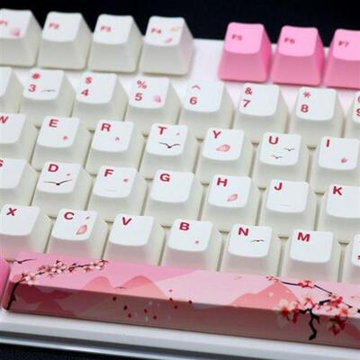 1 Set Replaceable PBT 104 Pcs KeyCaps OEM Height Corful Ma