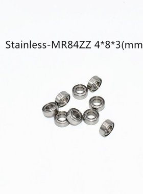 Stainless steel bearing 10PCS SMR84ZZ 4*8*3(mm) free shippin