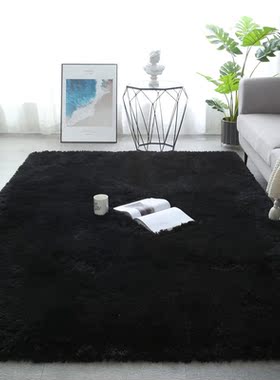 Nordic Style Furry Mat Modern Bedroom Carpet Living Room Dec