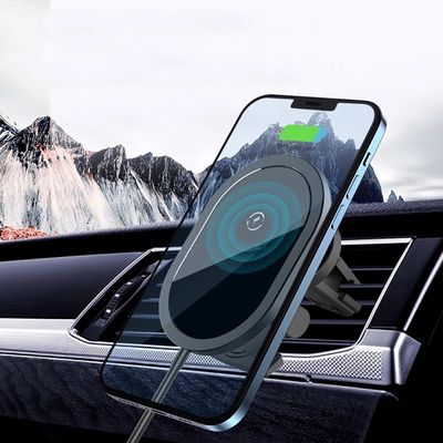 15W Magnetic Wireless Car Charger For IPhone 12 Mini 12 Pro