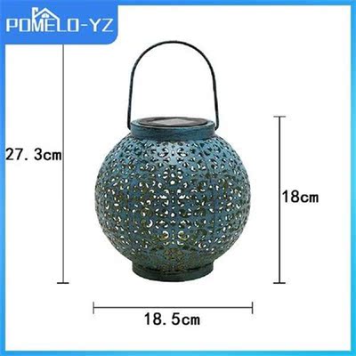 Retro Hanging Solar Courtyard Decorative Lamps Outdoor