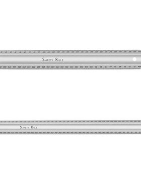 2022 New M-Type Cutting Ruler Aluminum Alloy Metal Craft Saf