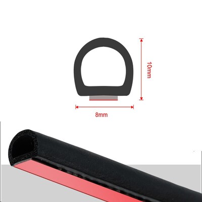1meter Adhesive Car Seal Strip Auto Door Window Trunk Seal D