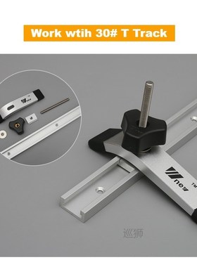 Woodworking Saw Table Metal Quick Acting Hold Down Clamp Set