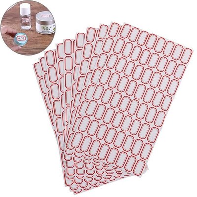 10sheets/pack White Labels Write Name Stickers Blank Sticker