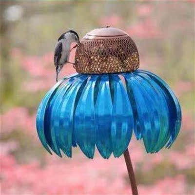 Coneflower Shape Gift With Stand Home Garden Decoration