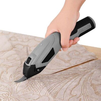 USB Rechargeable Leather Fabric Trimming Electric Scissors