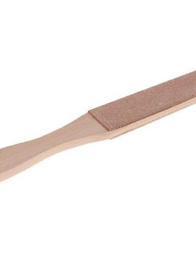 Wooden Handle Leather Sharpening Strop For DIY Razors