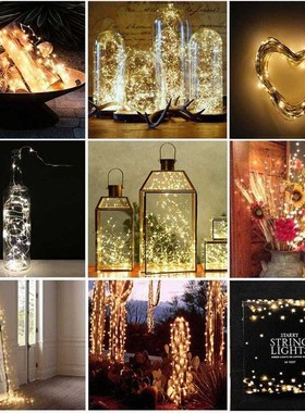 5M  LED Copper Wire Garland Christmas Fairy String lights