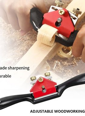 Adjustable Plane Spokeshave Woodworking Hand Planer Trimming