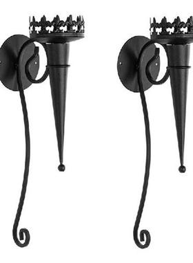 2Pcs Wall Candle Holders Hanging Wall Candle Sconce Stand,