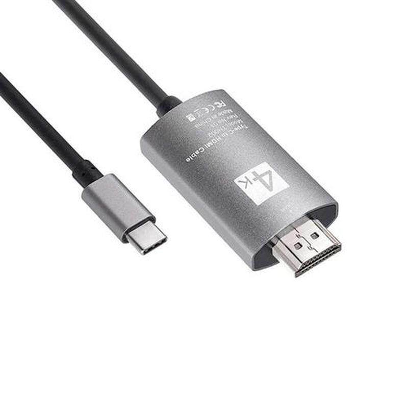 4K Type C To HDMI-compatible Cable USB C 2M Type C Cable HDT