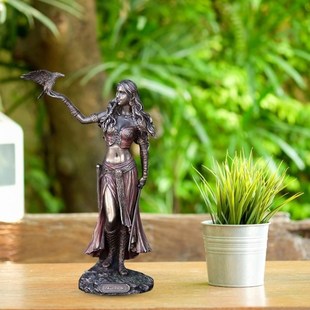 Resin Greek Goddess Fortune Statue  Garden Angel Sta