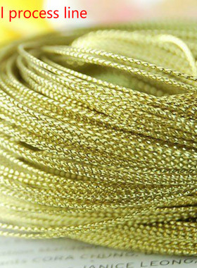 1 craft thread 1.0mm in length of 91 meters, golden nylon