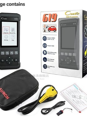 Launch CR619 OBD2 Scanner Engine ABS SRS ODB2 Scan Tool Mult