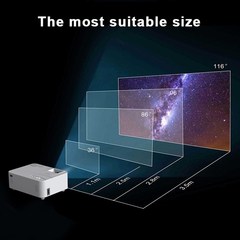 MINI LED Projector,Support 4K (X96Q) Full HD 1080p Home Thea