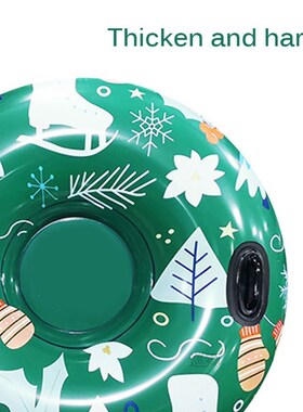 2020 New Ski Ring Snow Tube Inflatable Winter Ski Circle Flo